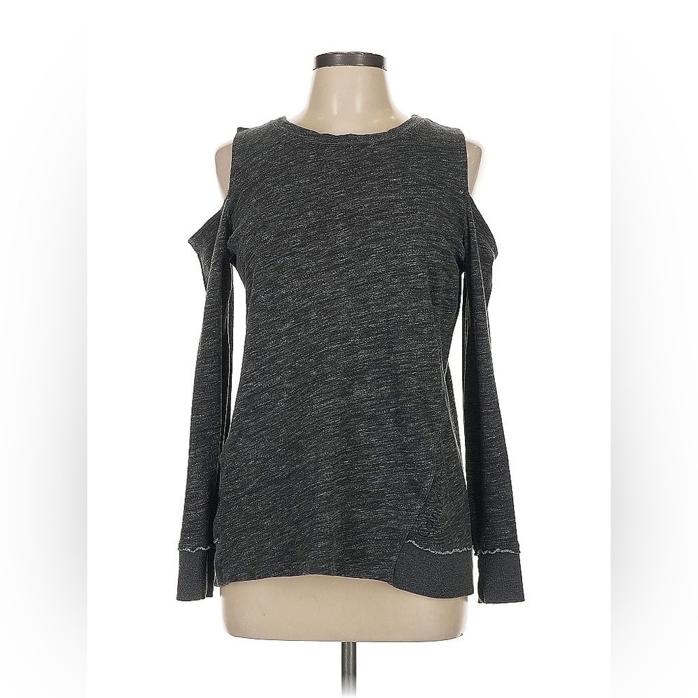 NWT Calvin Klein Performance Cold Shoulder Thermal Work Out Fleece Sweatshirt